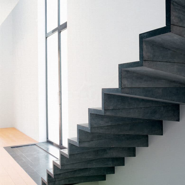 Belgian Blue Stone - Staircase - Finish : Blue Honed