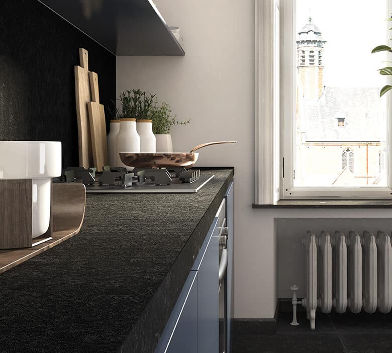 Belgian Blue Stone - Kitchen - Finish : Conception