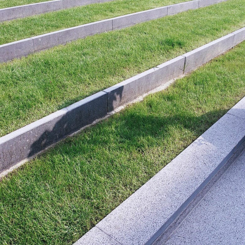 Pierre Bleue Belge - Escalier et marche de jardin - Finition : Givré